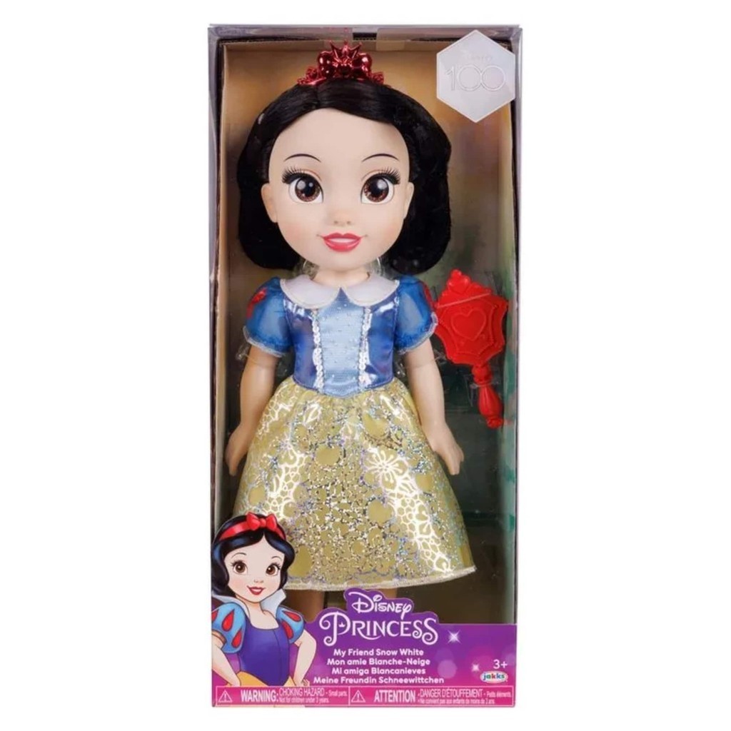 Brinquedo Infantil Boneca Princesas Articuladas Branca De Neve 38 cm Multikids BR1917 em Oferta na Shopee