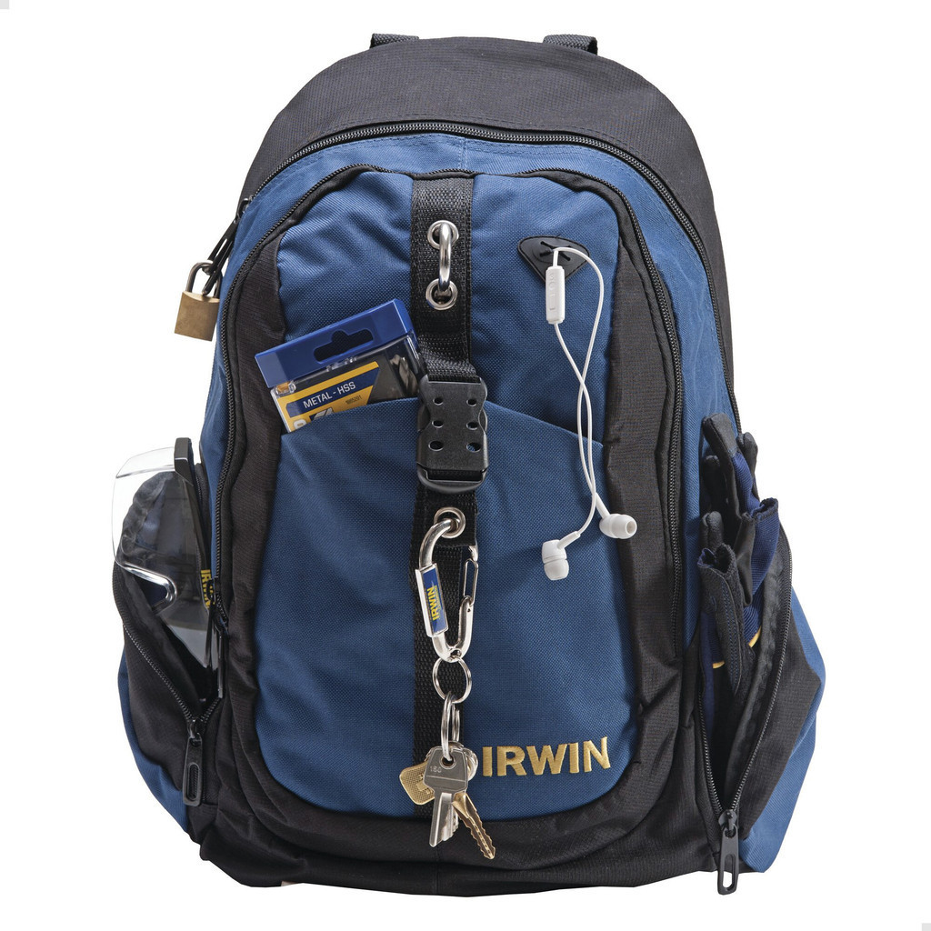 Mochila Para Ferramentas 14 Irwin 1868158 Super Resistente Multiuso Bolsa de Ferramentas