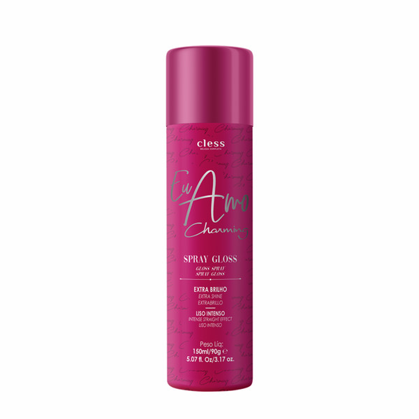 Spray de Brilho Gloss Eu Amo Charming Cless 150ml em Oferta na Shopee