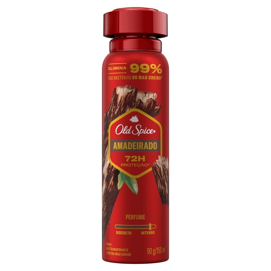 Desodorante Spray Antitranspirante Old Spice Lenha 93g em Oferta na Shopee