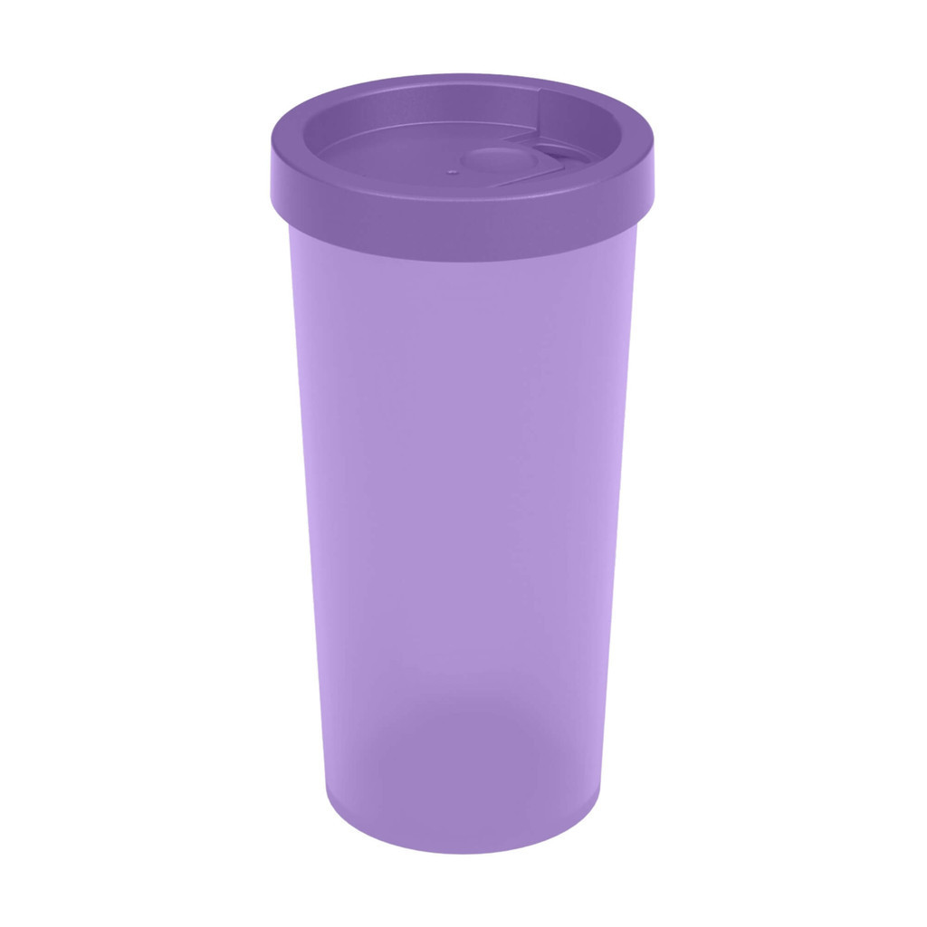 Copo Coza Com Tampa Nutri 500ml Lilás Brinox - 13152/4830 em Oferta na Shopee
