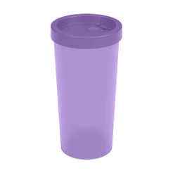 Copo Coza Com Tampa Nutri 500ml Lilás Brinox - 13152/4830