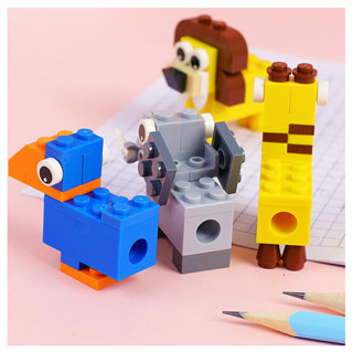 Animal Assembly Apontador de lápis, Escola Primária Presente, Papelaria Infantil, Prêmio Estudantil em Oferta na Shopee