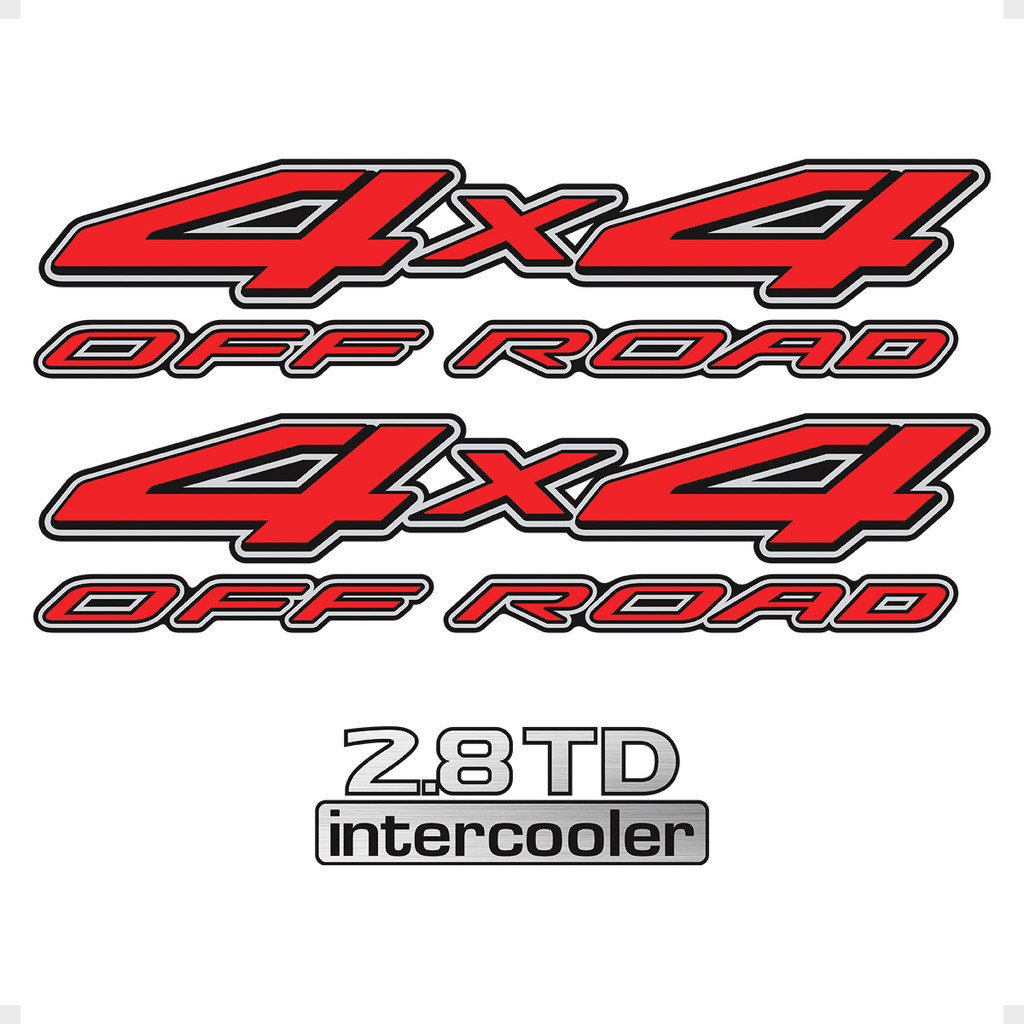 Adesivos 4x4 Off Road Frontier 2.8 TD Intercooler Genérico