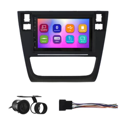 Kit Multimídia 7 Pol Gol Voyage Saveiro G6 Espelhamento Android Ios 2 Din Preto Camera Ré Adaptador Botão