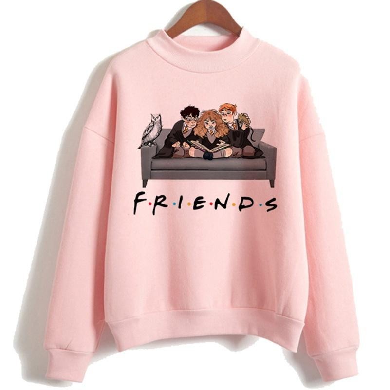 Moletom Gola Redonda Unissex Friends Harry Potter Bruxinho -MAYYN.