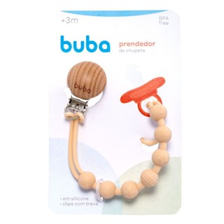 Prendedor de Chupeta Bege para Bebês Em Silicone Livre BPA - Buba em Oferta na Shopee