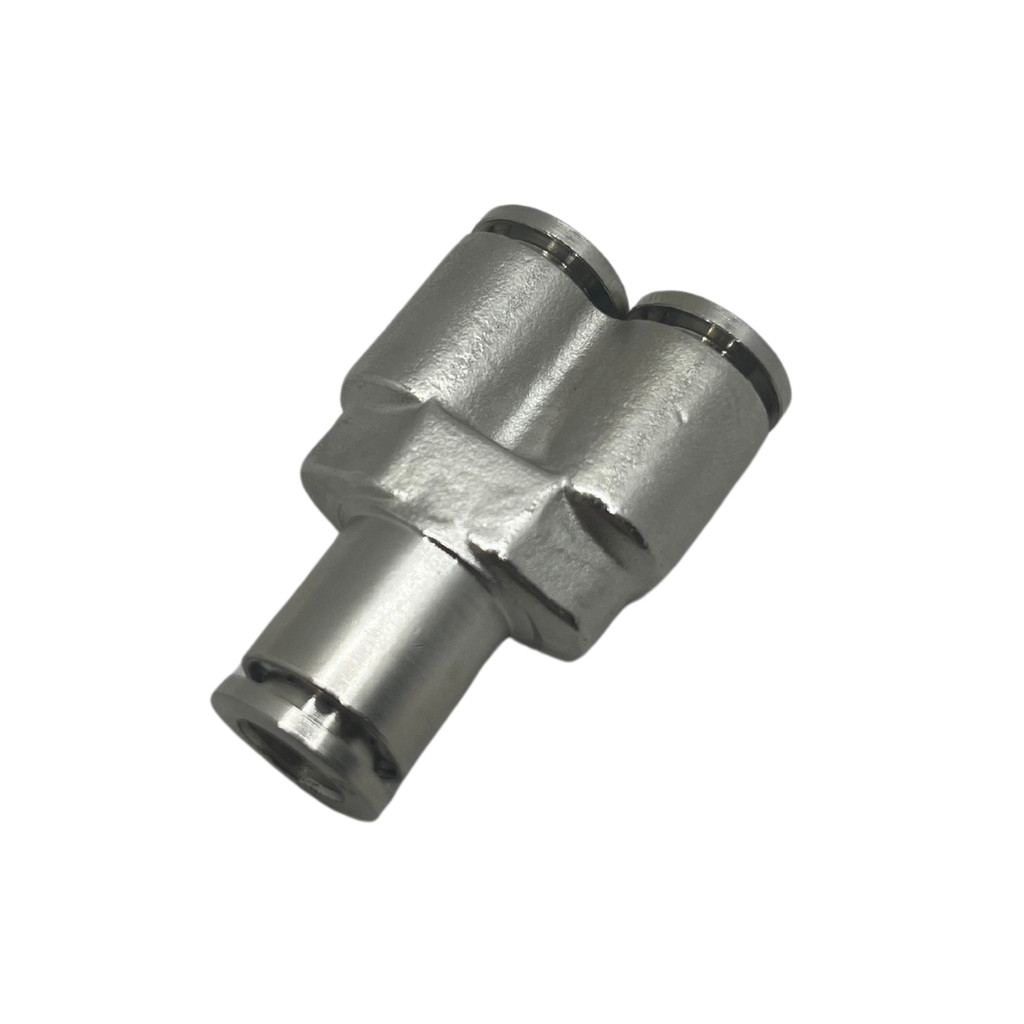Conexão pneumática união em y metal engate rápido tubo 12mm