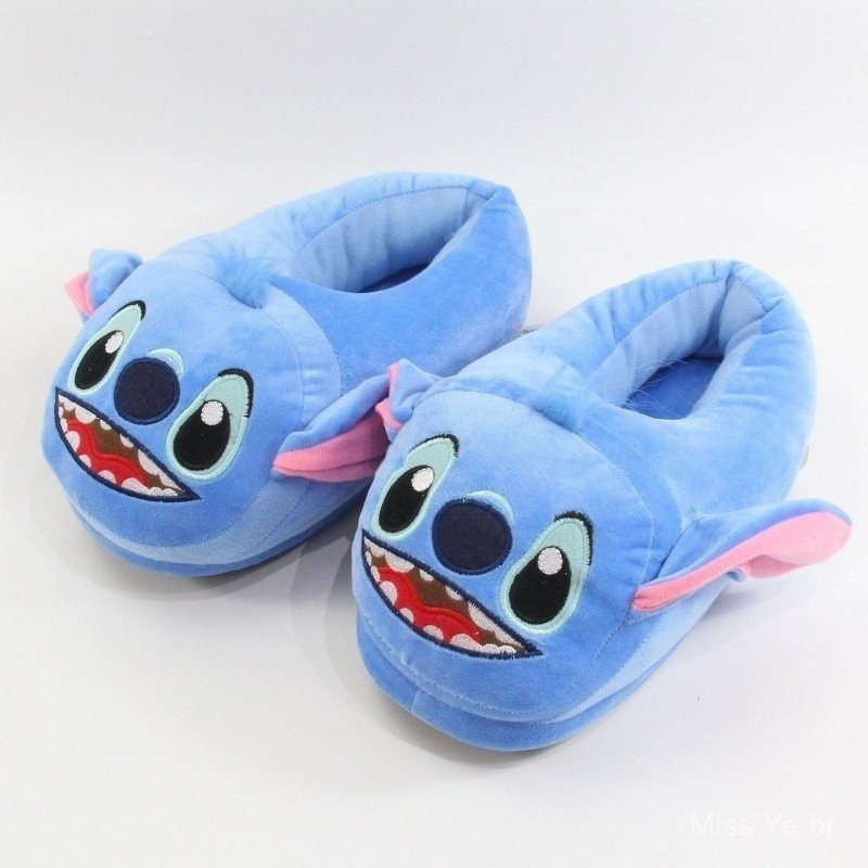 Chinelos de Pelúcia do Bebê Sti do Anime Bebê Planetário, Atacado de Fábrica, Chinelos Quentes para Interior de Casa
