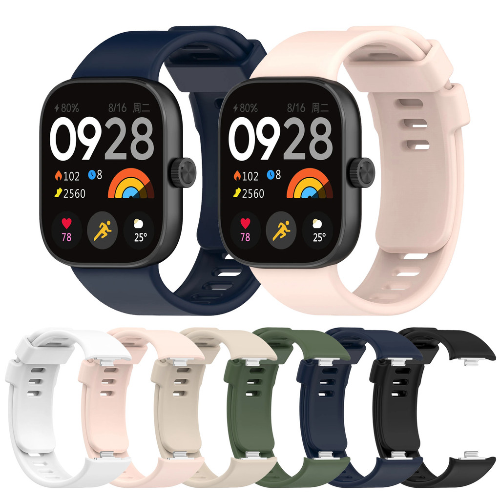 Pulseira de Silicone para Para Xiaomi Band 9 Pro / 8 Pro Xiaomi Redmi Watch 4 / 5 /6 em Oferta na Shopee