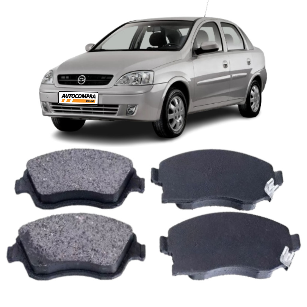 Pastilhas De Freio Dianteira Gm Chevrolet Corsa Sedan Hatch 2002 a 2009