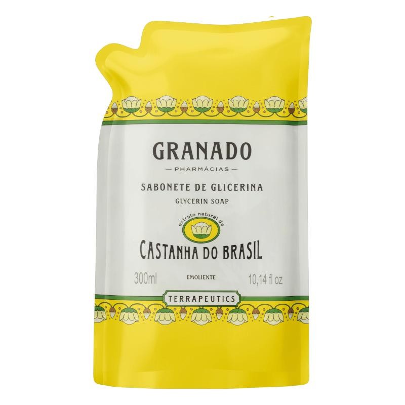 Refil Sabonete Líquido Granado Castanha do Brasil 300ml em Oferta na Shopee
