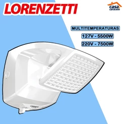 Chuveiro Ducha Futura Multitemperaturas Lorenzetti