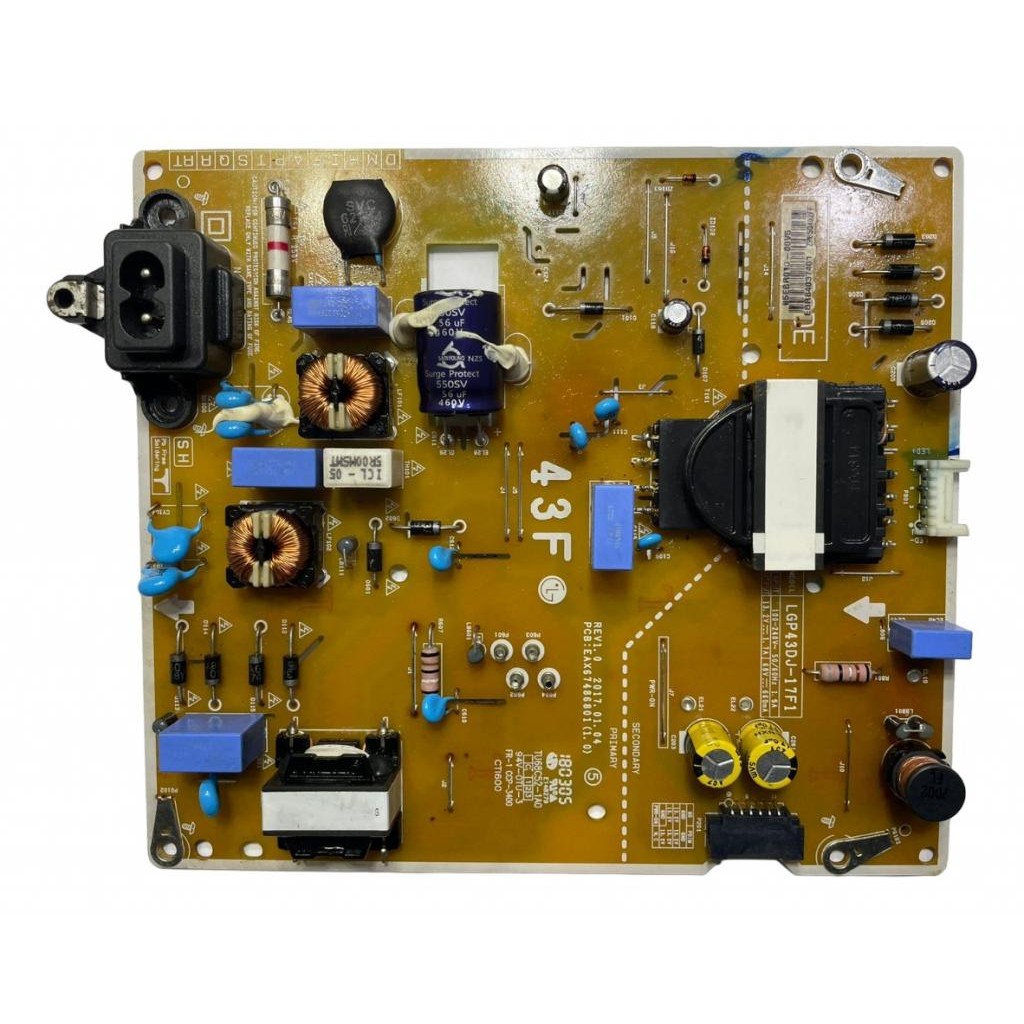 Placa Fonte Tv LG 43lk5750psa Eax67486801 (1.0)