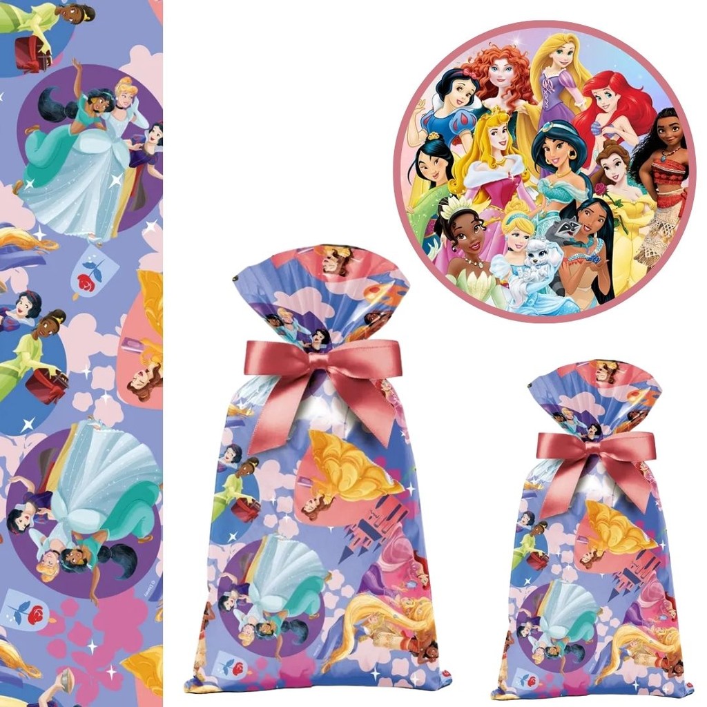 40 SACOLINHA PRINCESAS BE YOU SURPRESA 20x29 CROMUS