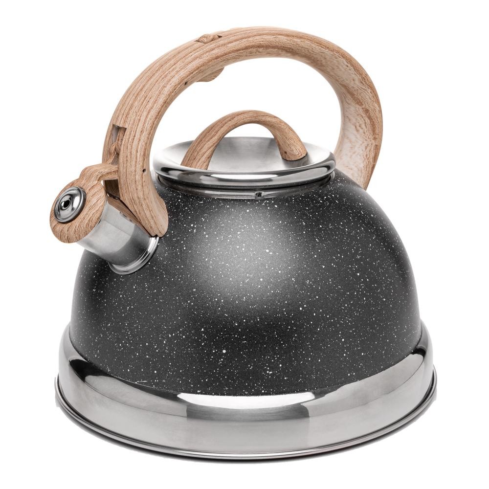 Chaleira de Indução 2,5L Wolff Granilite Preto Aço Inox em Oferta na Shopee