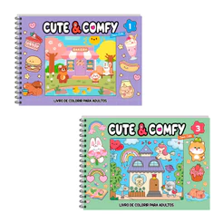 Combo Cute & Comfy Super Extra 02 - Kit com 2 Livros - Capa Dura Holográfica