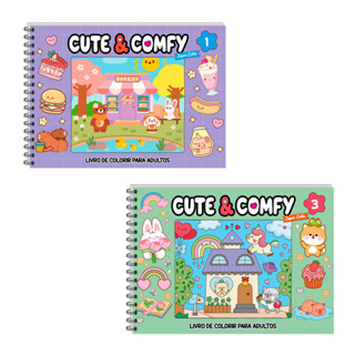Combo Cute & Comfy Super Extra 02 - Kit com 2 Livros - Capa Dura Holográfica em Oferta na Shopee