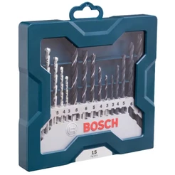 Estojo de Brocas 3 a 8mm com 15 Peças Mini X-line 2607017504 BOSCH