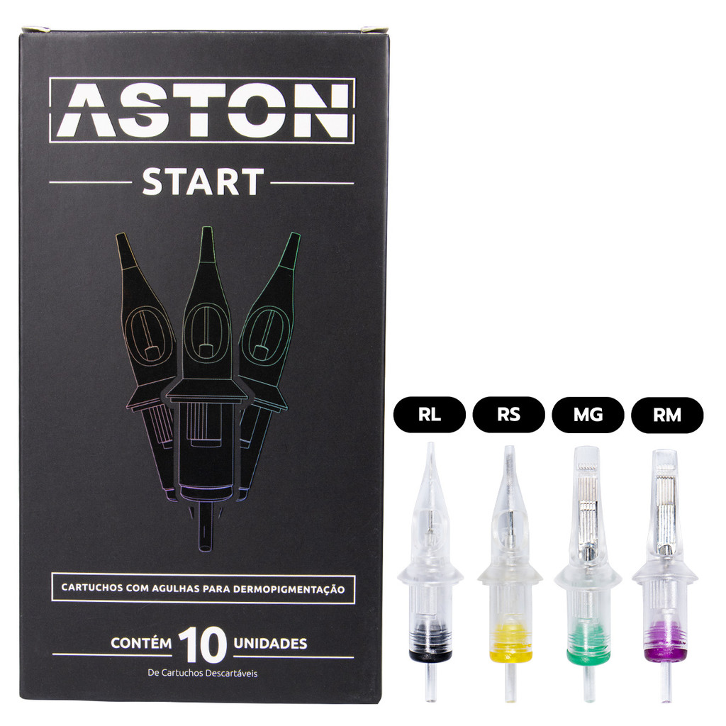 CARTUCHOS ASTON START (RM - 0,30MM) COM 10 UNIDADES
