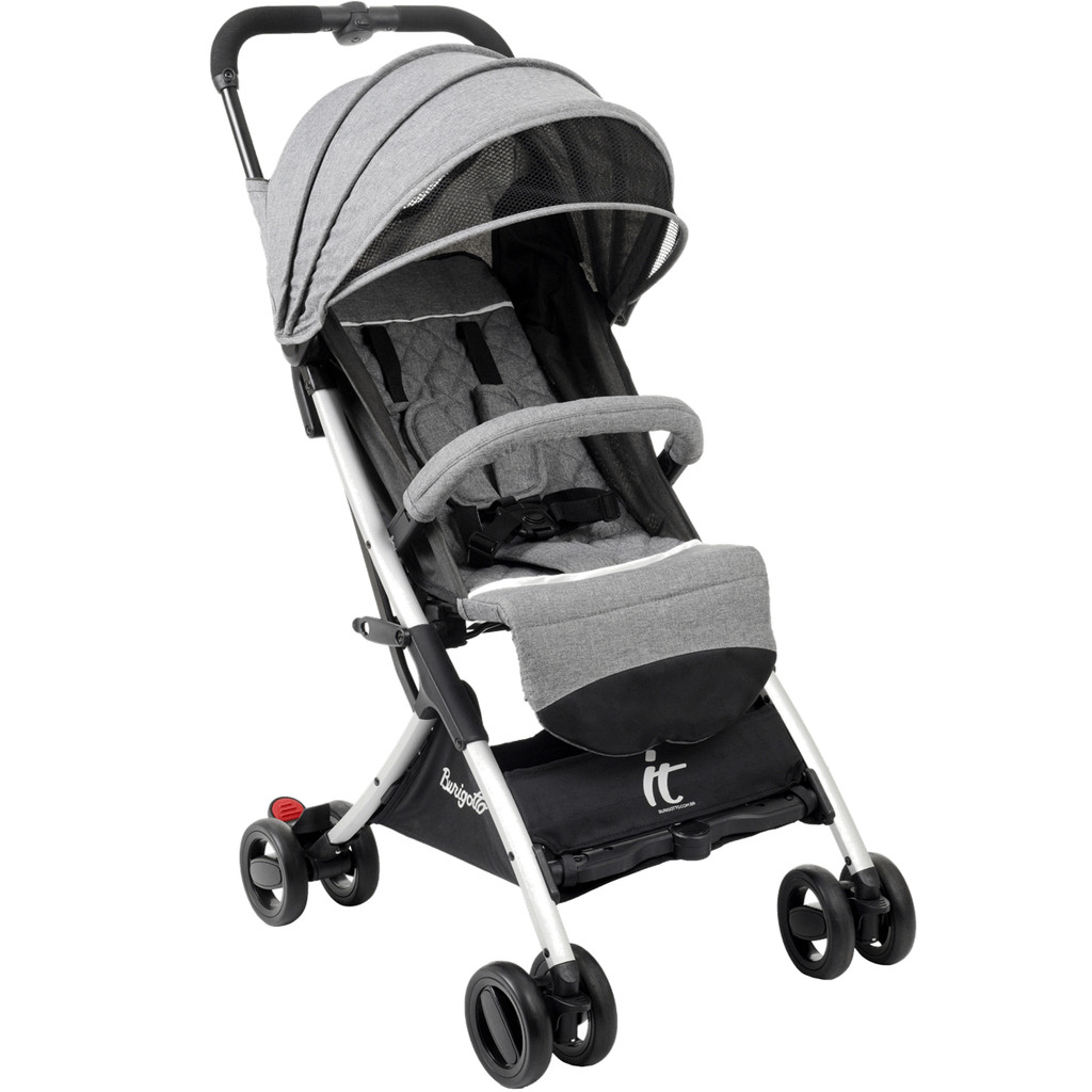 Carrinho de Bebe para Passeio Compacto Burigotto It Metal Prata em Oferta na Shopee