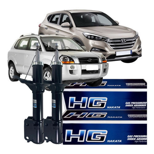 Kit 02 Amortecedor Traseiro Nakata Tucson 2.7 V6 2006 em Oferta na Shopee