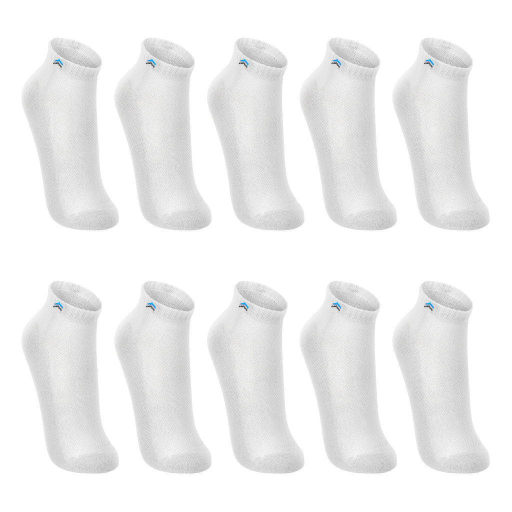 Kit Com 10 Pares de Meias de Algodão Up 3225 Cano Curto Branco em Oferta na Shopee