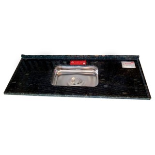 Pia de Cozinha Granito Ubatuba 160cm Standard Cuba Simples L.a. Pias e Granitos 160cm em Oferta na Shopee