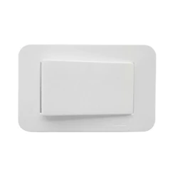 Interruptor Simples para Móveis 10A Lumitek Interruptor de Embutir em Móveis 10 Amperes Branco