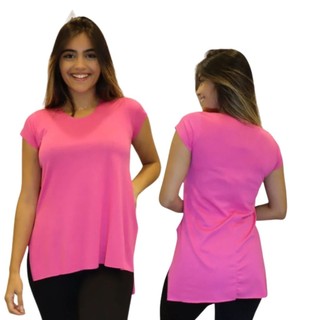 Camiseta Feminina Sobre Legging Longa Tapa Bumbum Academia em viscolycra para o dia a dia