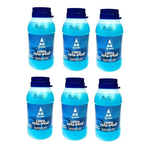 Limpa Parabrisa Tirreno 100ml Limpador De Para-brisa Kit C/6