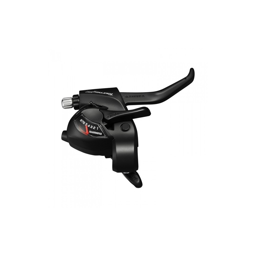 ALAVANCA CÂMBIO/FREIO SHIMANO TOURNEY TX ST-TX800 V-BRAKE OU DISCO MECÂNICO TRASEIRO DIREITO - 8V em Oferta na Shopee
