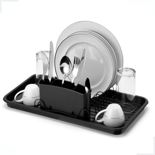 Escorredor de Loucas Organizador de Pratos Copos Talheres de Pia Cozinha Slim Preto Arthi em Oferta na Shopee