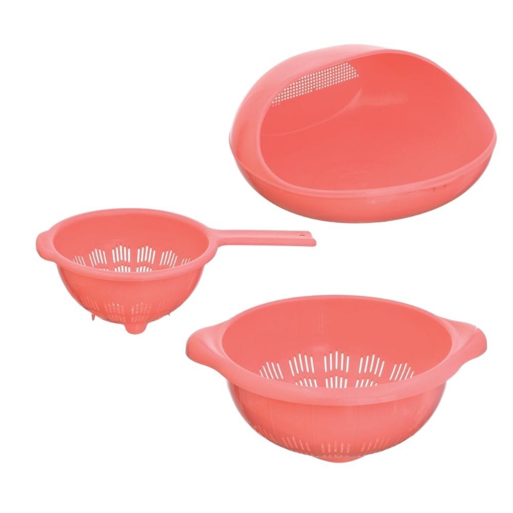 Kit Escorredores de Arroz massas e peneira utilidade domestica achadinhos