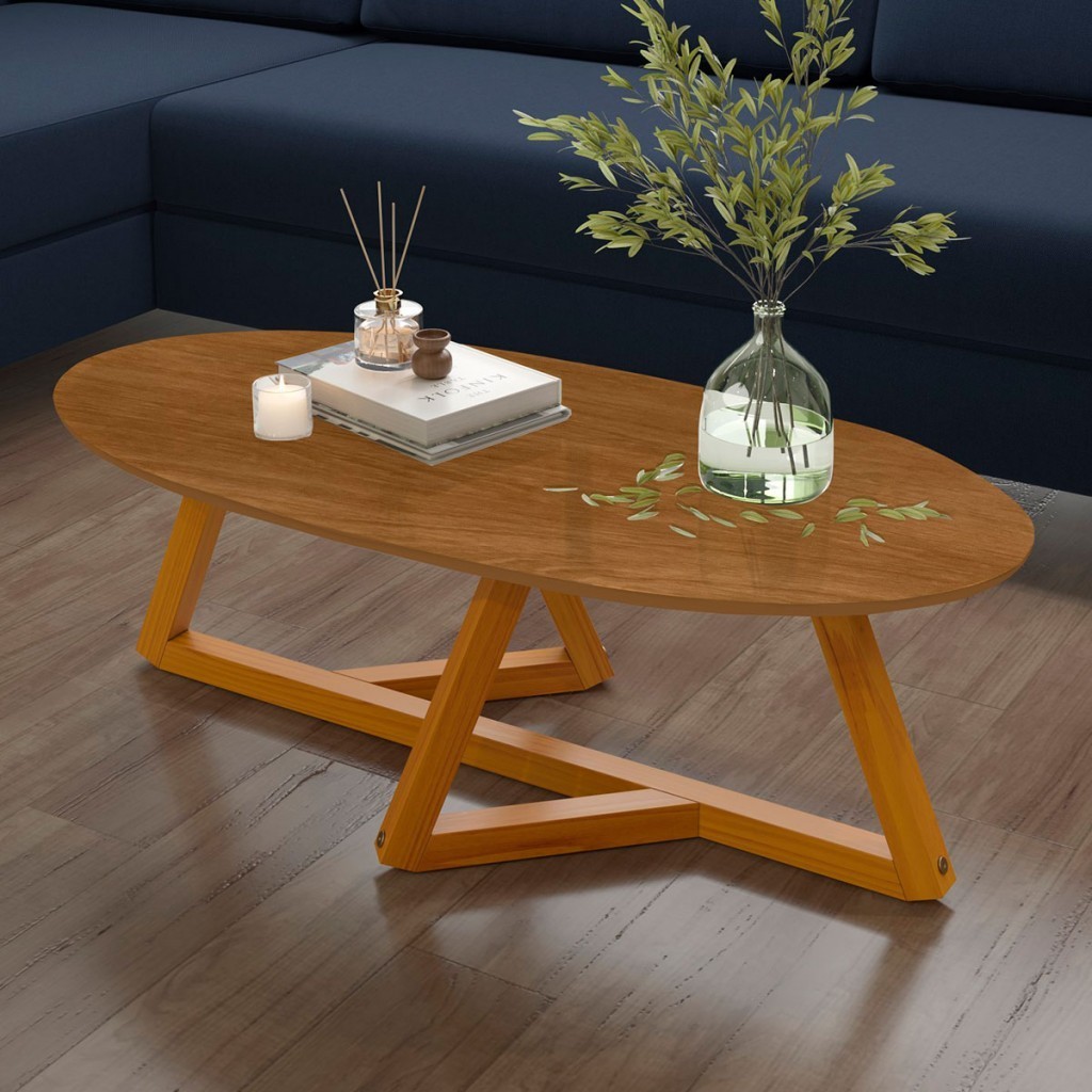 Mesa de Centro Classic Nature - Tebarrot em Oferta na Shopee