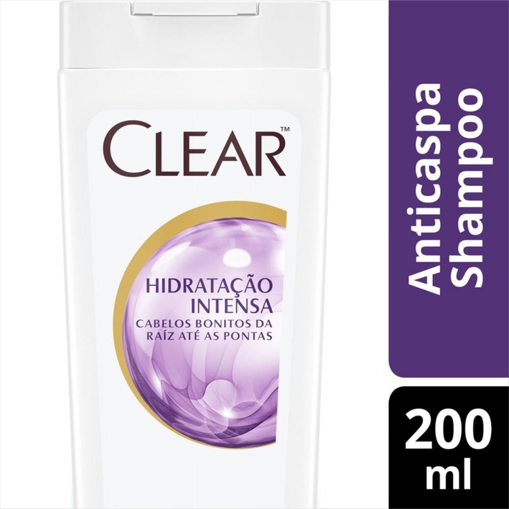 Shampoo Anticaspa Clear Women Hidratacao Intensa 200ml - Beauty