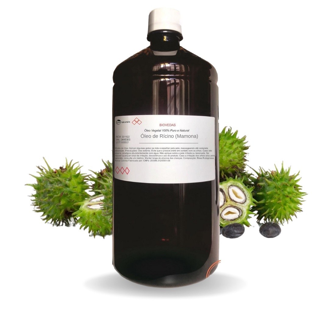 Óleo de Mamona 100% Puro 500ml