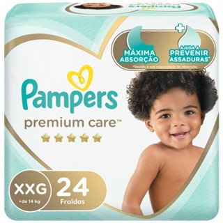 Fralda Pampers Premium Care Mega XXG 24 Unidades em Oferta na Shopee