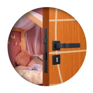 Fechadura Interna Roseta Módena Preto Fosco MGM 40mm em Oferta na Shopee