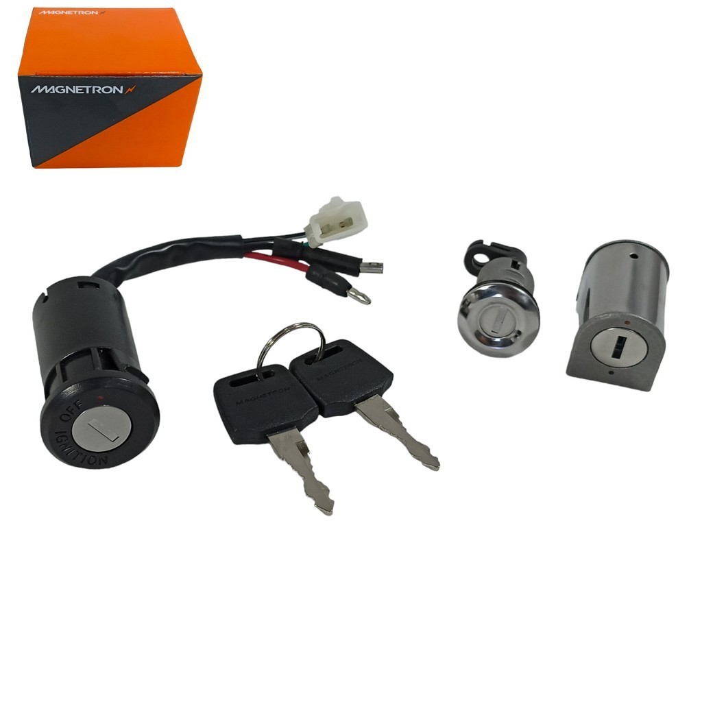 Kit Chave Ignição Pop 100 2007 2008 2009 2010 2011 2012 2013 2014 2015 (3 Peças) em Oferta na Shopee