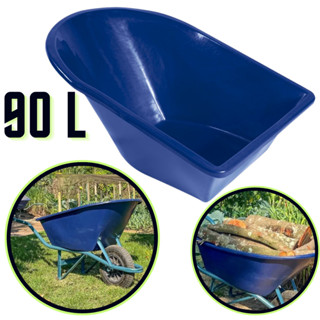 Caçamba Plástica Para Carrinho De Mão 90l Metasul em Oferta na Shopee