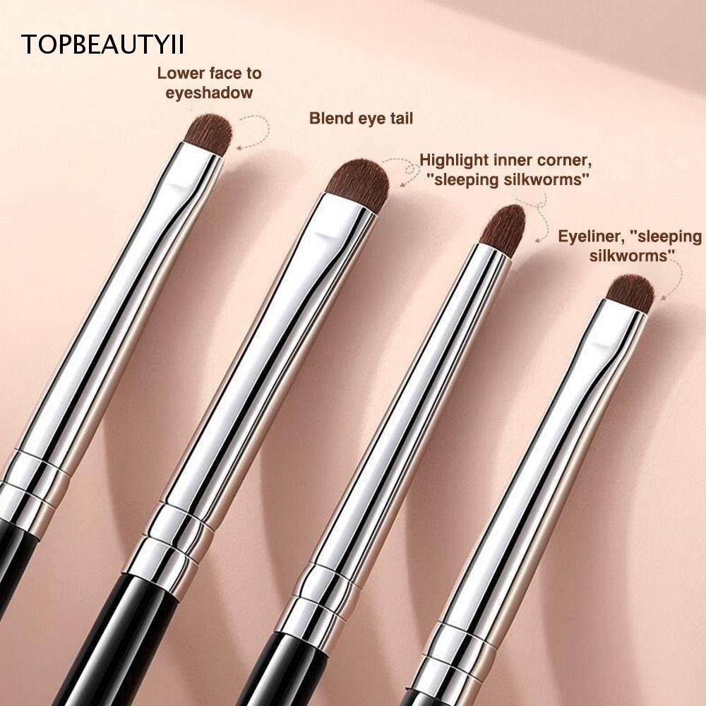 TOPBEAUTY Eye Detail Brush , Escova Profissional De Maquiagem Para Os Olhos , Escovas E Ferramentas De Plástico Fino Mulheres