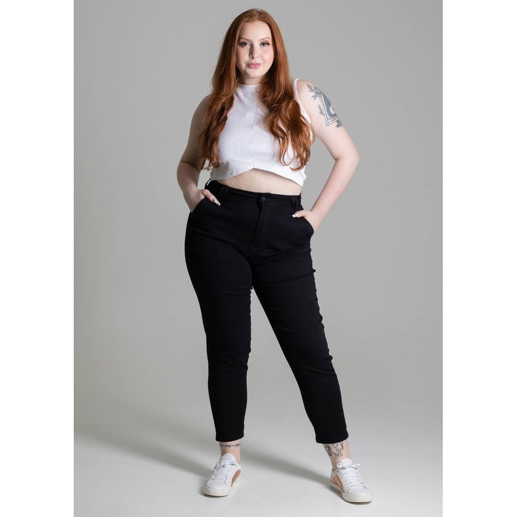 Calça Sarja Sawary Plus Size - 275271 em Oferta na Shopee
