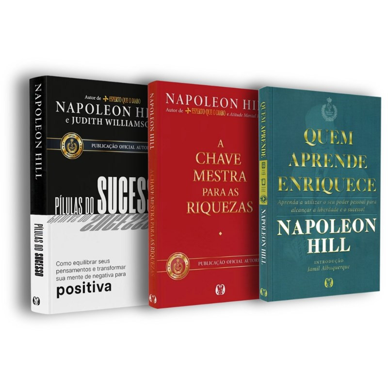 BOX 3 Livros Especial Napoleon Hill 2