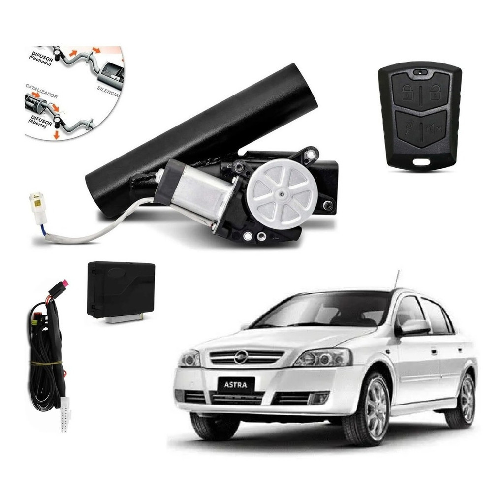 Difusor Escapamento Gm Astra Ronco Esportivo Com Controle