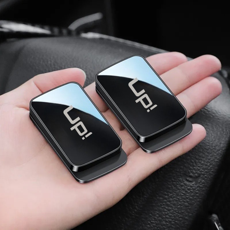 Para Volkswagen UP Segurança Automóvel Porta Cinto De Magnético De Atração Com Estabilizador De Acabamento Espelho