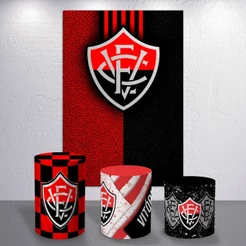 Capa Painel Festa Esporte Futebol Clube Capas Cilindro P M G Sublimado Retangular