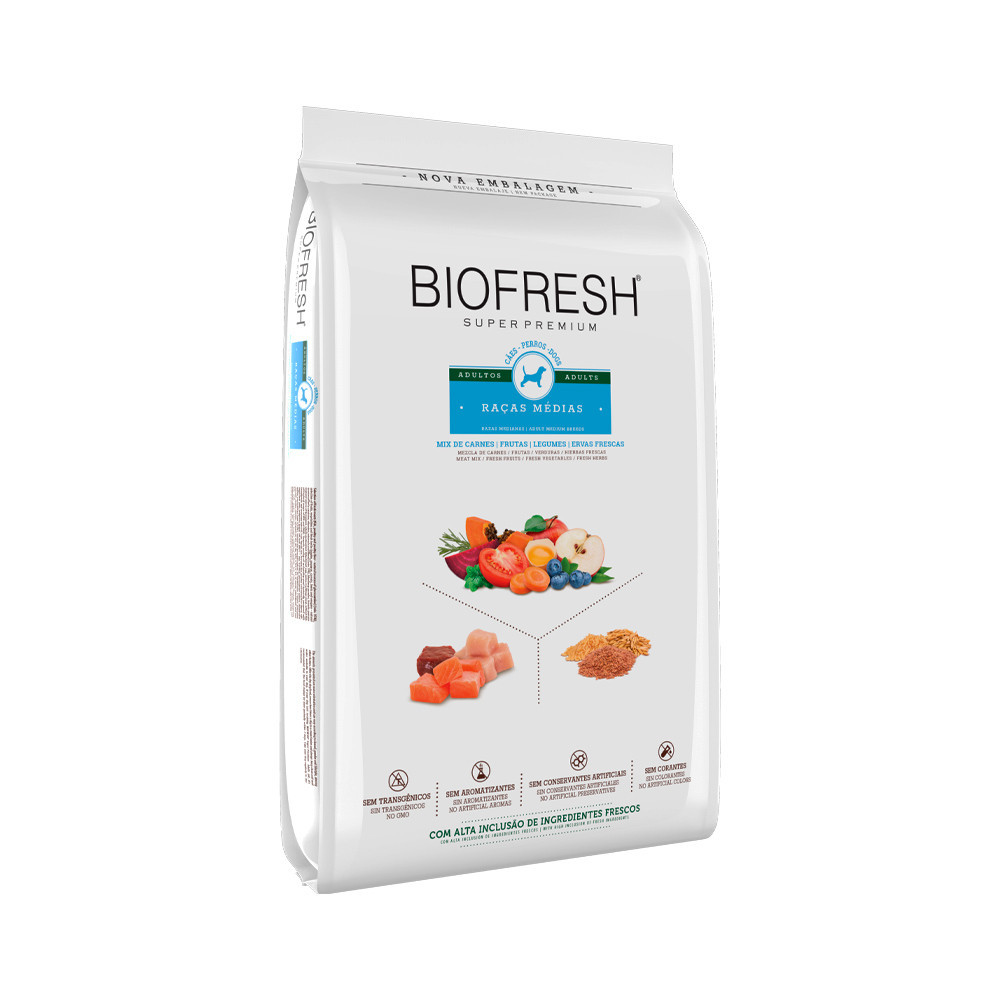 Racao Biofresh para Caes Adultos Racas Medias 10,1kg — imagem 2 de 2