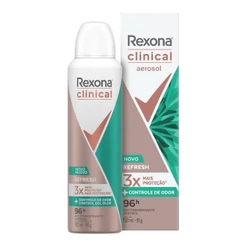REXONA CLINICAL DESODORANTE AEROSSOL REFRESH COM 150ML