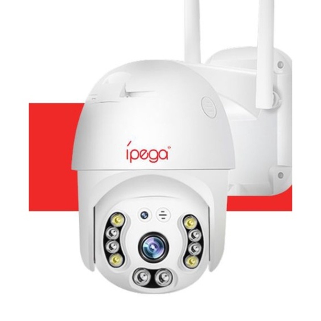 Ípega Camera Ip Giratória Wifi Externa Speed Dome Prova Zoom Água - KP-CA180 APP CARECAM em Oferta na Shopee